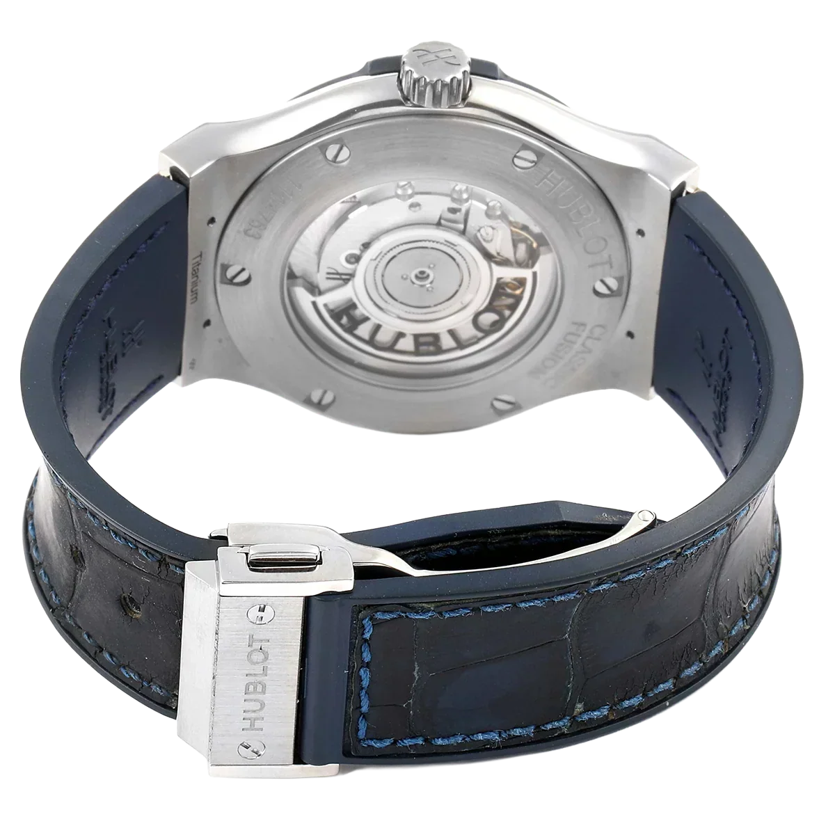 Classic Fusion Titanium 42mm Blue Dial Mens Watch 542.NX.7170.LR