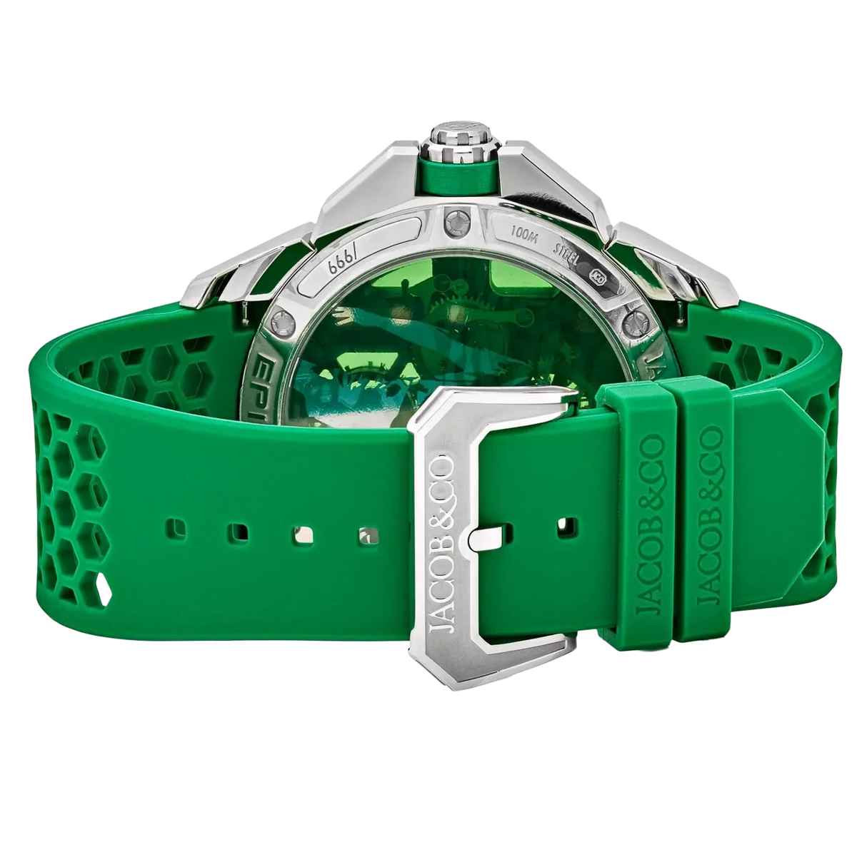 Epic X CR7 44mm Heart of CR7 Stainless Steel Green on Strap EX120.10.AD.AA.ABRUA