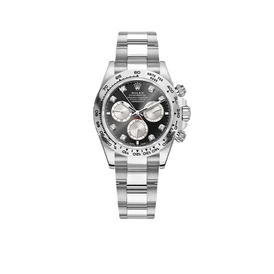 Daytona 40mm White Gold Diamonds Mens Watch 126509-0002