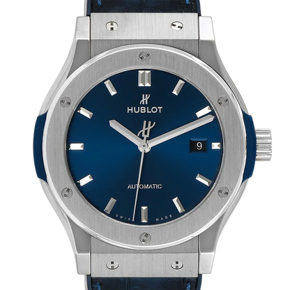 Classic Fusion Titanium 42mm Blue Dial Mens Watch 542.NX.7170.LR