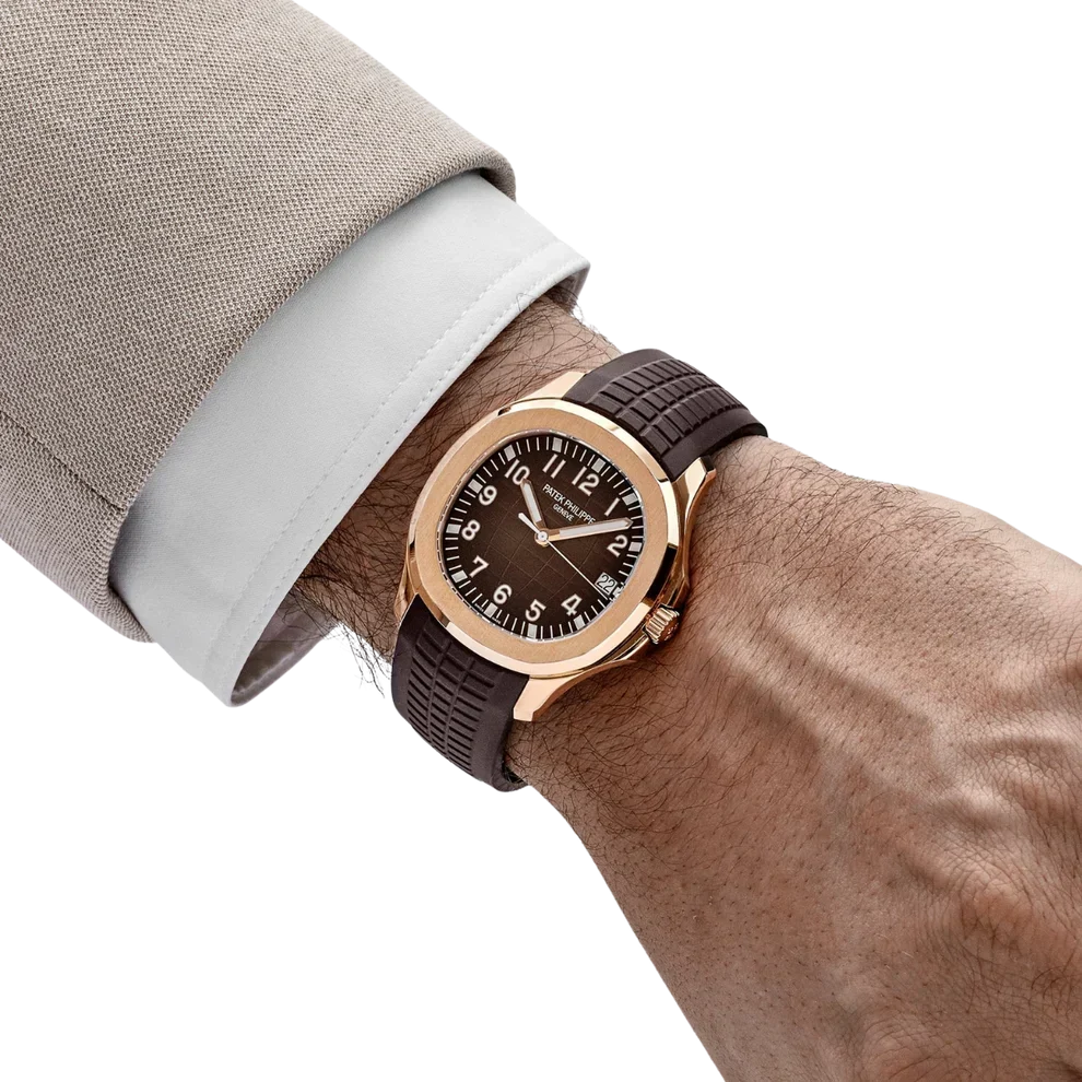 Aquanaut 5167R-001 Rose Gold Brown Dial