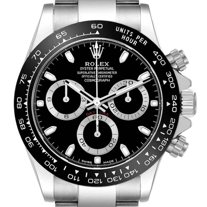 Daytona Panda 40mm Chronograph Black Dial Mens Watch 116500