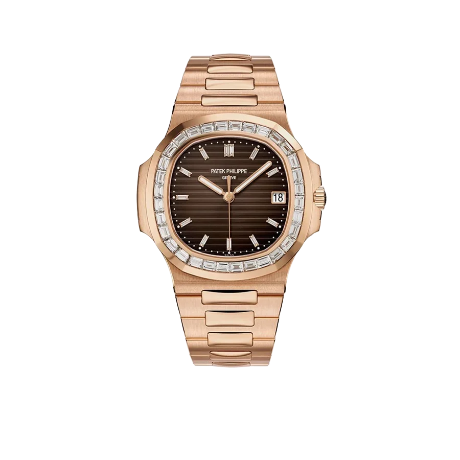 Patek Philippe Nautilus Rose Gold Diamond Bezel 5723/1R-010