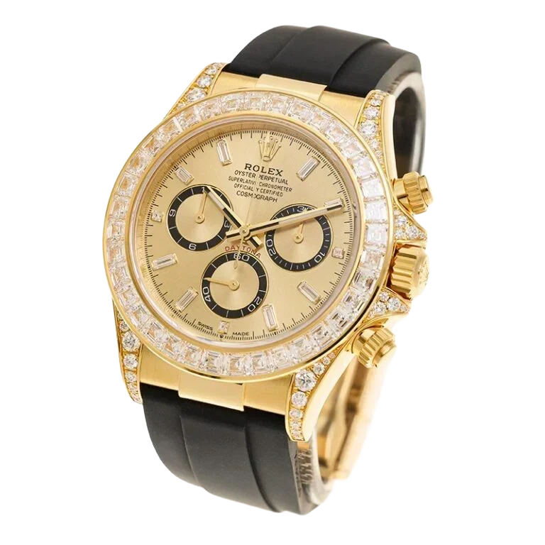 Daytona Oyster, 40mm, yellow gold and diamonds Reference 126538TBR ...