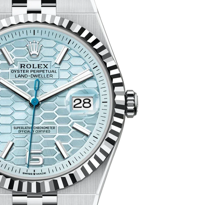 Land-Dweller 40mm Oyster Platinum M127336-0001