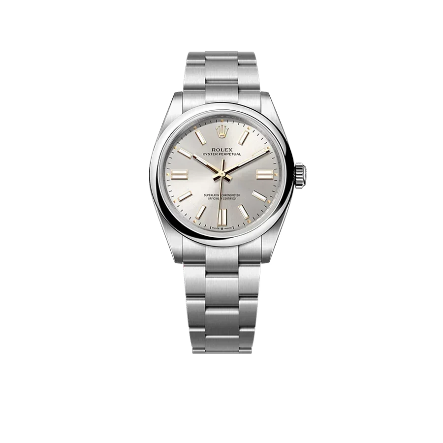 Oyster Perpetual 41mm Stainless Steel Silver Dial Men Watch 134300-0001 New 2025