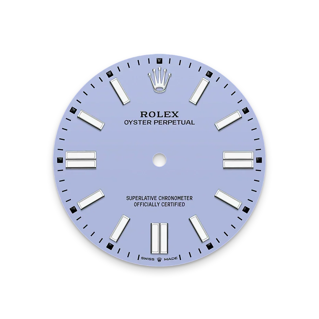 Oyster Perpetual 41mm Stainless Steel Lavender Dial Men Watch 134300-0012 New 2025