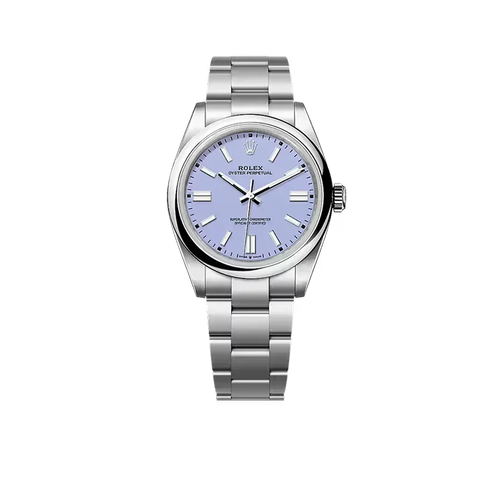 Oyster Perpetual 41mm Stainless Steel Lavender Dial Men Watch 134300-0012 New 2025