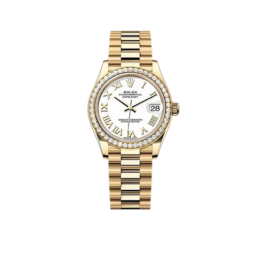 Datejust 31mm White Dial, 18kt Yellow Gold 278288