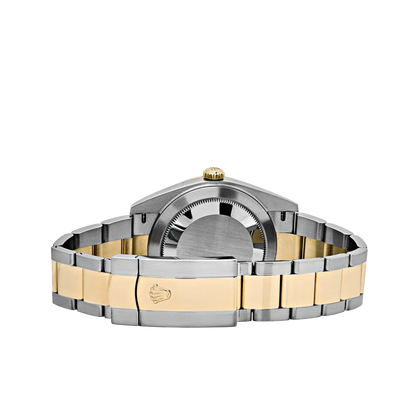 Datejust 41mm Yellow Gold Stainless Steel Wimbledon Slate Dial Oyster 126333