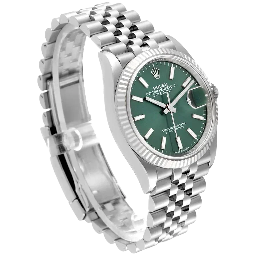Datejust 36mm Stainless Steel Mint Green Dial Jubilee 126234
