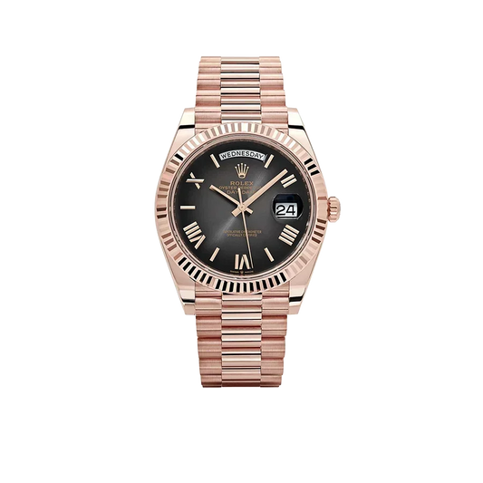 Day-Date 40mm 18K Everose Gold with Slate Ombre Dial 228235