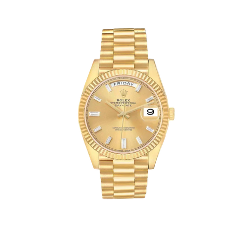 President Day-Date 40mm Yellow Gold Diamond Mens Watch 228238